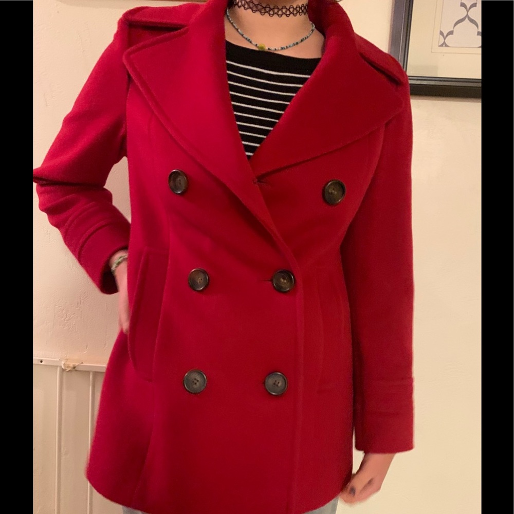 Fleurette wool coat, size 4